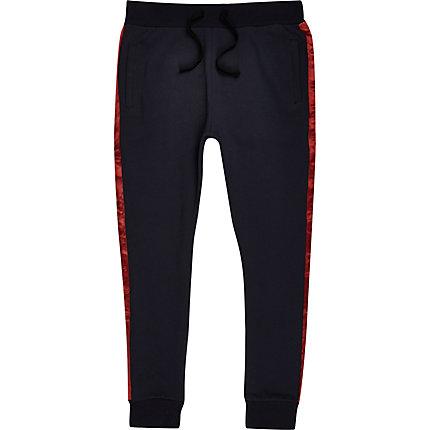 River Island Mens Jack And Jones Satin Tape Joggers