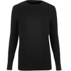 River Island Mens Chunky Ribbed Slim Fit Top