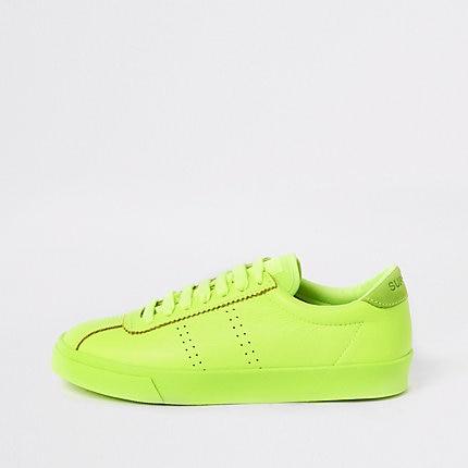 River Island Womens Superga Lace-up Runner Trainer