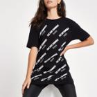 River Island Womens 'dominique' Print Jumbo T-shirt