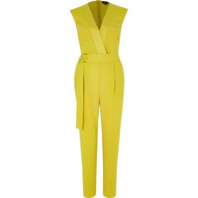 River Island Womens Sleeveless Tailored Jumpsuit