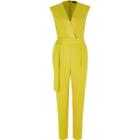 River Island Womens Sleeveless Tailored Jumpsuit