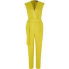 River Island Womens Sleeveless Tailored Jumpsuit