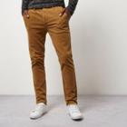 River Island Mens Skinny Corduroy Chino Pants