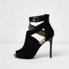 River Island Womens Contrast Strap Shoeboots