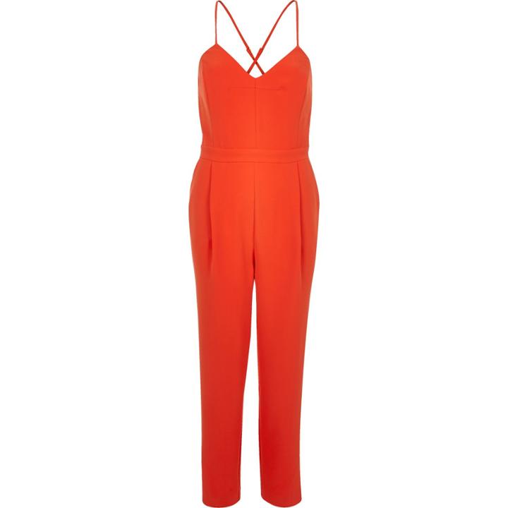 River Island Womens Smart Tapered Cami Jumpsuit