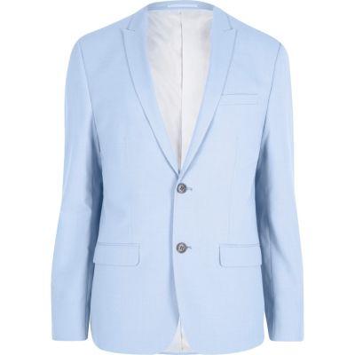 River Island Menscornflower Skinny Fit Suit Jacket