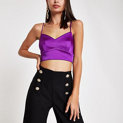 River Island Womens Satin Bralette