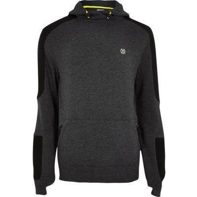River Island Mens Ri Active Panel Fluro Sports Hoodie
