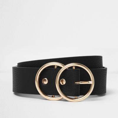 River Island Womens Double Ring Buckle Waist Belt