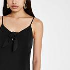 River Island Womens Bow Front Satin Cami Top