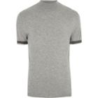 River Island Mens Slim Fit Turtle Neck Short Sleeve Jumper