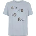River Island Womens 'send Me To Paris' Embellished T-shirt