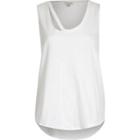 River Island Womens Whitek Top With Cut-out Detail
