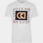 River Island Mens White 'carpe Diem' Print Slim Fit T-shirt