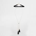 River Island Womens Tassel Drop Bolo Choker Set