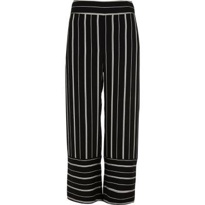 River Island Womens Stripe Soft Cropped Pants