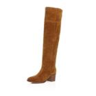 River Island Womens Brown Suede Knee High Boots