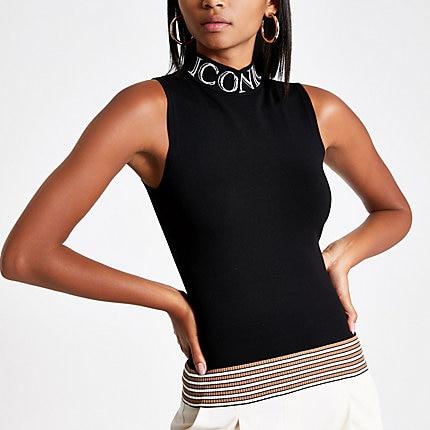 River Island Womens 'iconic' Turtle Neck Knitted Top