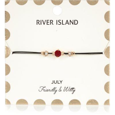 River Island Womens July Birthstone Bracelet
