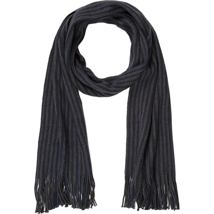 River Island Mensdark Tassel Scarf