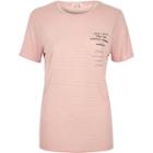River Island Womens Stripe Perfect Moment Fitted T-shirt