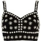 River Island Womens Faux Pearl Embellished Bralet
