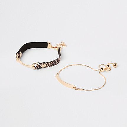 River Island Womens Snaffle Bracelet Multipack
