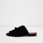 River Island Womens Suede Bow Mules