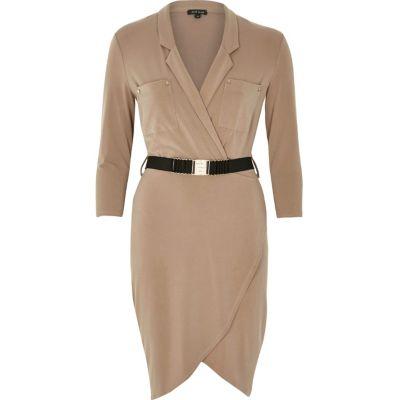 River Island Womens Belted Shirt Dress