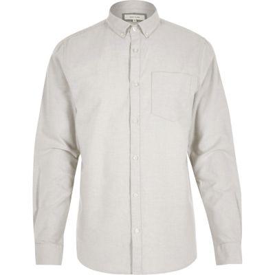 River Island Mens Big And Tall Casual Oxford Shirt