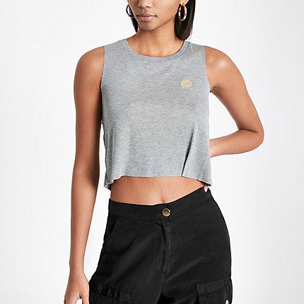 River Island Womens 'rvr' Crop Tank Top