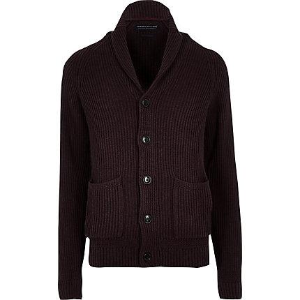 River Island Mens Jack And Jones Knit Shawl Cardigan