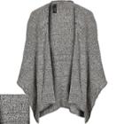 River Island Mensgrey Textured Mesh Cape