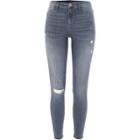 River Island Womens Molly Ripped Skinny Jeans
