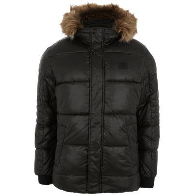 River Island Mens Jack And Jones Core Puffer Coat