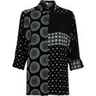 River Island Womens Mixed Tile Long Sleeve Shirt