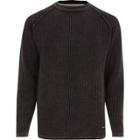 River Island Mens Only And Sons Washed Rib Knit Jumper
