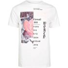 River Island Mens White Print Band T-shirt