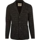 River Island Mensdark Jack & Jones Flecked Jersey Blazer