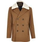 River Island Mens Smart Wool-blend Double Breasted Coat