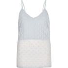 River Island Womens Polka Dot Mesh Cami Top