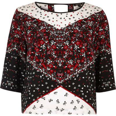 River Island Womens Print Crepe Top