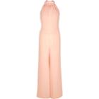 River Island Womens Satin Crepe Halter Neck Jumpsuit