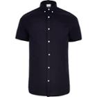 River Island Mens Embroidered Short Sleeve Oxford Shirt