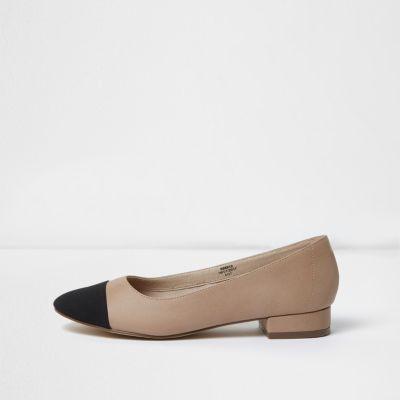 River Island Womens Contrast Ballerina Pump