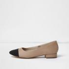 River Island Womens Contrast Ballerina Pump