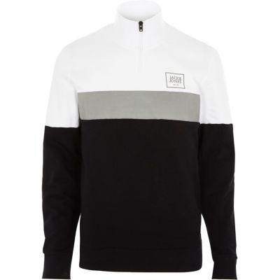 River Island Mens Jack And Jones Core Block Zip Top