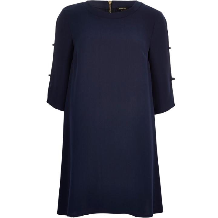 River Island Womens Trellis Sleeve Swing Dress