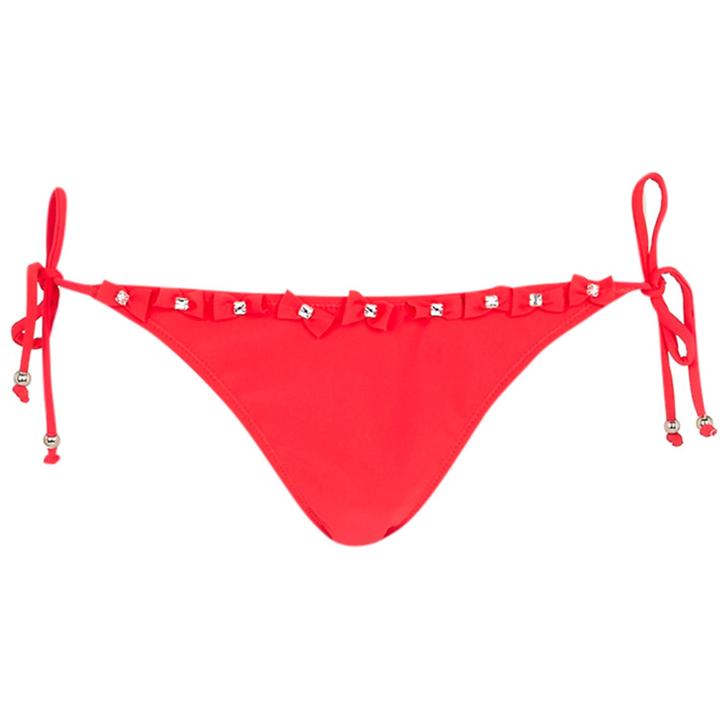 River Island Womens 3d Rhinestone Bow Bikini Bottoms